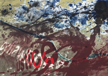 Andrew Polk
'Justice / Cyflawnder'
Lithograph
315mm x 445mm Andrew Polk
'Justice / Cyflawnder'
Lithograph
315mm x 445mm
